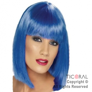 PELUCA CARRE AZUL X 1